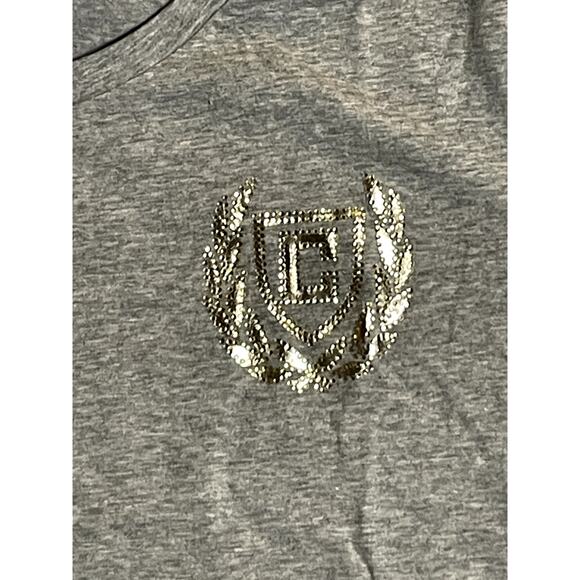 NWT Chaps Tshirt Dress Gray with Chaps Bedazzled Logo size XXL - Picture 3 of 5